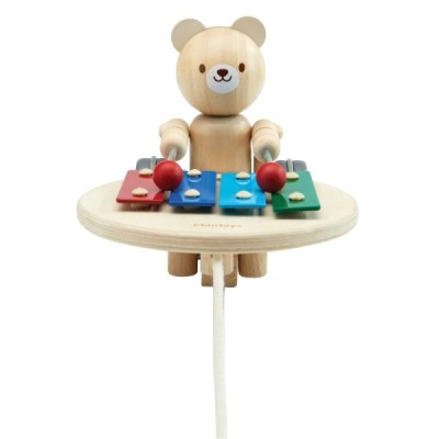 PULL-ALONG MUSICAL BEAR